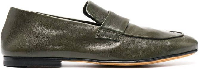 Officine Creative Aitro leather loafers Green