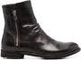 Officine Creative almond-toe leather boots Brown - Thumbnail 1