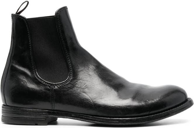 Officine Creative Anatomia leather Chelsea boots Black
