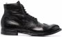 Officine Creative anatomia leather lace-up boots Black - Thumbnail 1