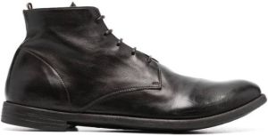 Officine Creative Arc lace-up leather ankle boots Brown