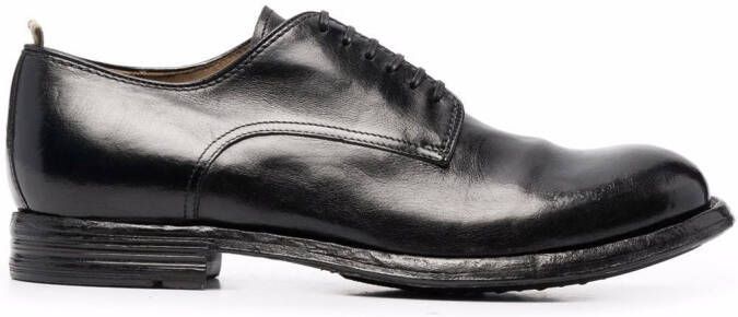 Officine Creative balance leather shoes Black
