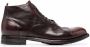 Officine Creative balance polished lace-up boots Brown - Thumbnail 1