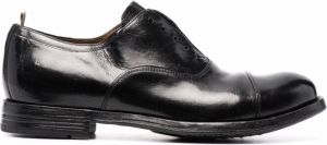 Officine Creative balance polished-leather oxford shoes Black