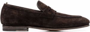 Officine Creative Barona suede loafers Brown