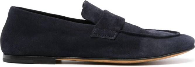 Officine Creative Blair 001 suede loafers Blue