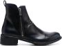 Officine Creative block-heel leather boots Black - Thumbnail 1