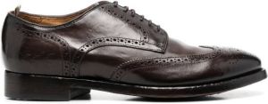 Officine Creative brogue-detail oxford shoes Brown