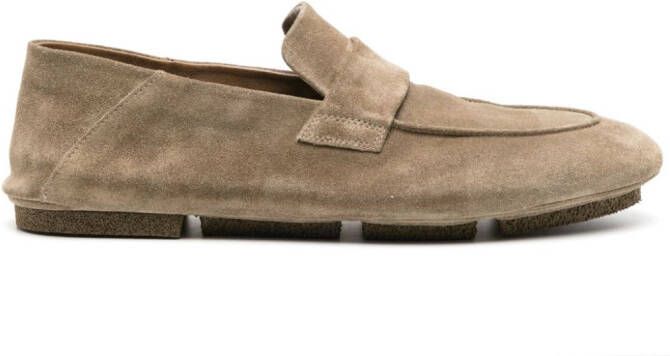 Officine Creative C-Side 101 suede loafers Neutrals
