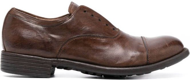 Officine Creative Calixte 003 leather brogues Brown
