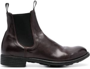 Officine Creative Calixte 004 leather ankle boots Brown