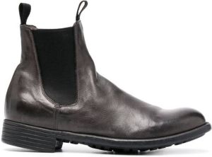 Officine Creative Calixte 004 leather ankle boots Brown