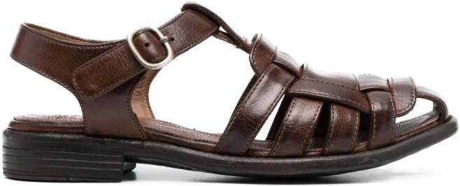 Officine Creative Calixte 045 leather sandals Brown
