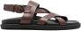Officine Creative Charrat leather sandals Brown - Thumbnail 1