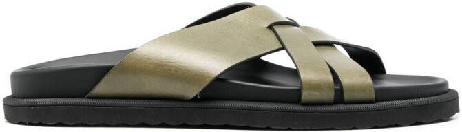 Officine Creative Charrat leather sandals Green