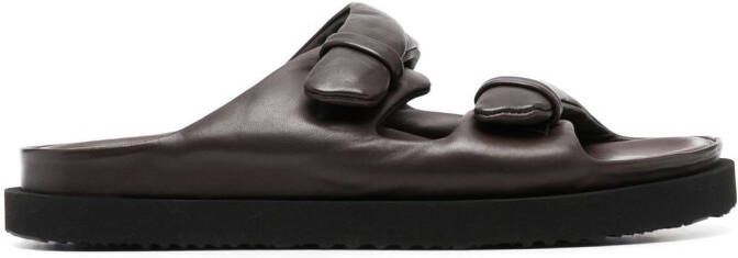 Officine Creative Chora leather sandals Brown