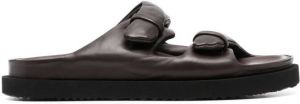 Officine Creative Chora leather sandals EBONY