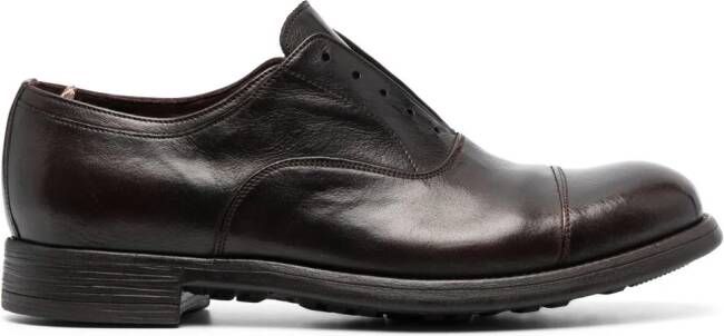 Officine Creative Chronicle leather Oxford shoes Brown