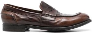 Officine Creative Chronicle leather Penny loafers Brown
