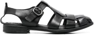 Officine Creative Chronicle leather sandals Black