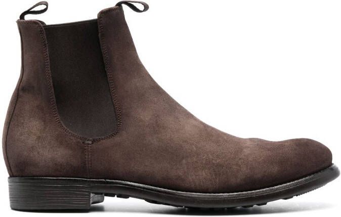 Officine Creative Chronicle suede Chelsea boots Brown