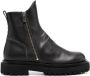 Officine Creative chunky leather boots Black - Thumbnail 1
