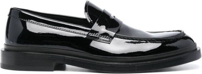 Officine Creative Concrete 009 leather loafers Black