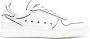 Officine Creative contrasting-border leather sneakers White - Thumbnail 1