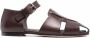 Officine Creative cut-out leather sandals Brown - Thumbnail 1