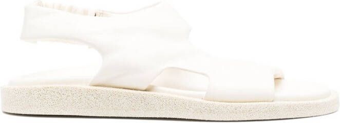 Officine Creative double-strap leather sandals White