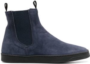 Officine Creative elasticated leather ankle boots Blue