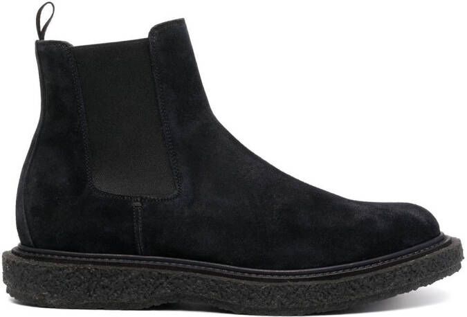 Officine Creative elasticated-panel suede boots Black