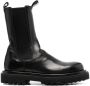 Officine Creative elasticated-panels leather boots Black - Thumbnail 1