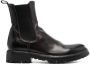 Officine Creative elasticated-panels leather boots Brown - Thumbnail 1
