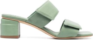 Officine Creative Elsie 60mm leather mules Green