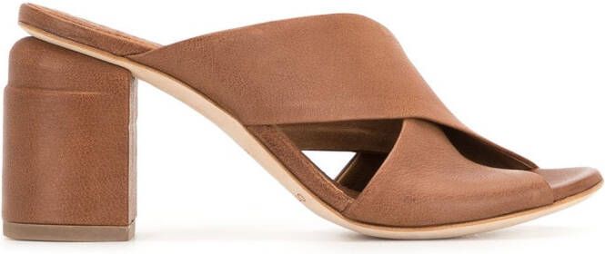 Officine Creative Emilie cross-strap mules Brown