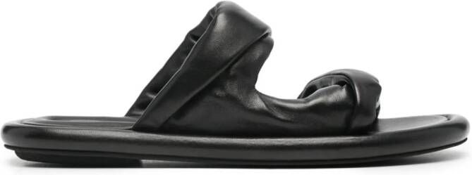 Officine Creative Estens 102 leather sandals Black
