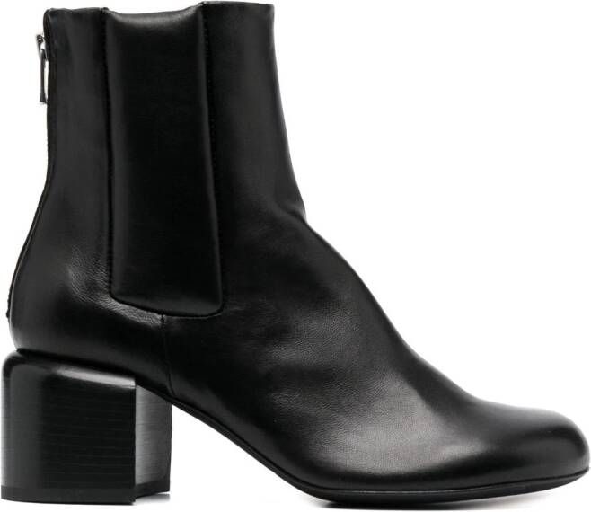 Officine Creative Ethel 003 65mm leather boots Black