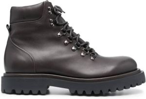 Officine Creative Eventual lace-up leather boots Grey