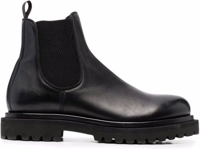 Officine Creative eventual leather boots Black