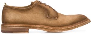 Officine Creative fadded-effect low-heel derby shoes Brown
