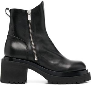 Officine Creative Fiore 002 70mm ankle boots Black