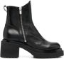 Officine Creative Fiore 002 70mm ankle boots Black - Thumbnail 1