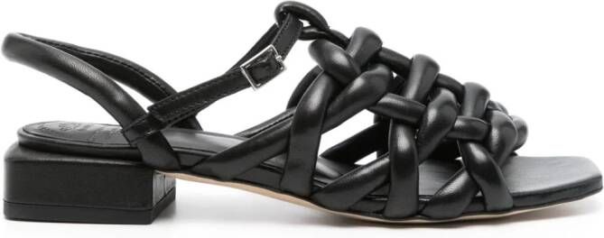 Officine Creative Gillian leather sandals Black
