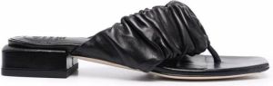 Officine Creative GIllian leather sandals Black