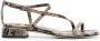 Officine Creative Gillian snakeskin-print leather sandals Neutrals - Thumbnail 1