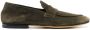 Officine Creative Guya suede loafers Green - Thumbnail 1
