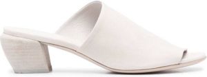 Officine Creative Helyette 016 leather mules White