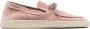 Officine Creative Herbie bow-detail suede loafers Pink - Thumbnail 1