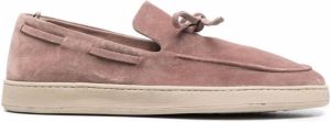 Officine Creative Herbie 003 calf suede loafers Pink